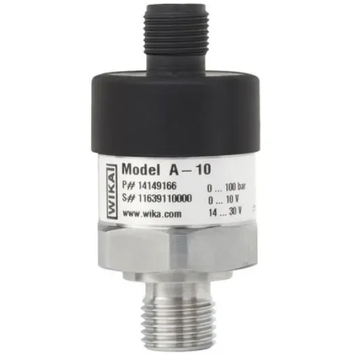WIKA A-10 Series Pressure Sensor, 0bar Min, 400bar Max, Analogue Output - 46879245 product image