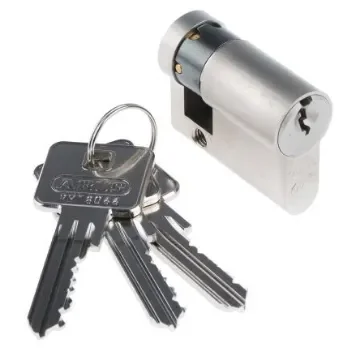 ABUS Brass Euro Cylinder Lock, 10/30 mm (61mm) - E60NP 10/30 KD product image