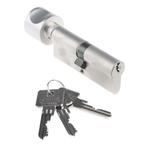 ABUS Brass Euro Cylinder Lock, 40/40 mm (61mm) - KE60NP Z40/K40 KD product image