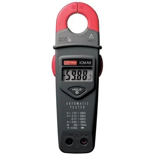 RS PRO ICMA9 Clamp Meter, Max Current 600A ac CAT II 1000 V, CAT III 600 V - 1241957 product image