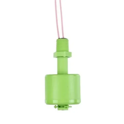 Sensata Cynergy3 RSF50 Series Vertical Polyvinylidene Fluoride Float Switch, Float, 1m Cable, NO/NC, 240V ac Max, 120V - RSF57Y100G1/8/RS product image