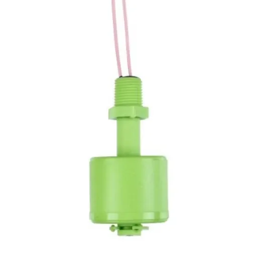 Sensata Cynergy3 RSF50 Series Vertical Polyvinylidene Fluoride Float Switch, Float, 1m Cable, NO/NC, 300V ac Max, 300V - RSF57H100G1/8/RS product image