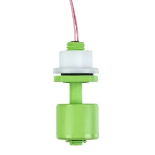 Sensata Cynergy3 RSF50 Series Vertical Polyvinylidene Fluoride Float Switch, Float, 1m Cable, NO/NC, 240V ac Max, 120V - RSF57Y100GB/RS product image