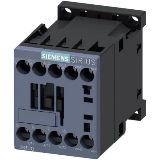 Siemens 3RT2 Overload Relay 3NO, 11 A F.L.C, 10 A Contact Rating, 1.2 W, 24 Vdc, 3P, SIRIUS - 3RT2017-1HB42 product image