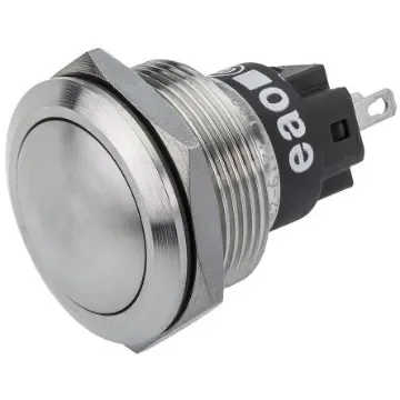 EAO 82 Series Push Button Switch, Momentary, Panel Mount, 22.3mm Cutout, SPDT, 240V, IP65, IP67 - 82-6171.1000 product image
