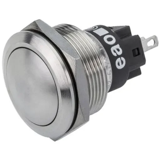 EAO 82 Series Push Button Switch, Momentary, Panel Mount, 22.3mm Cutout, SPDT, 240V, IP65, IP67 - 82-6171.1000 product image