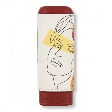 Art & Volutes - Artémis Small Cigar Case - Leather Design product image