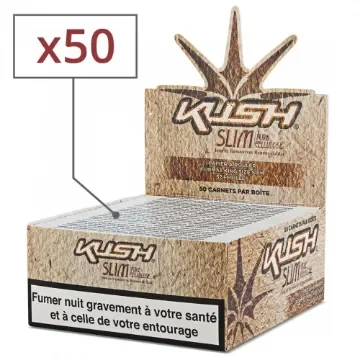 Kush - Slim Rolling Papers Pack of 50 - Natural Cellulose product image