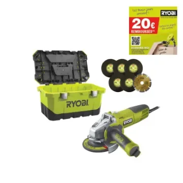 Ryobi - 1010W Angle Grinder 125mm - RAG1010-125TA6 product image