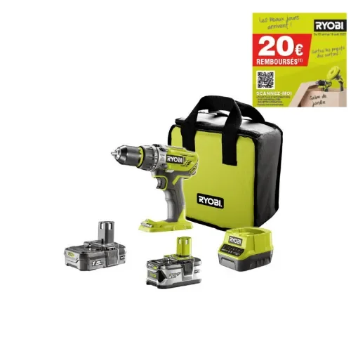 Ryobi - 18V ONEPLUS 2-Speed Drill/Driver with Batteries - 5133004860-ODR25 product image