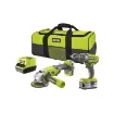Ryobi - 18V Hammer Drill/Driver & Angle Grinder Kit - 5133003842-ODR25 product image