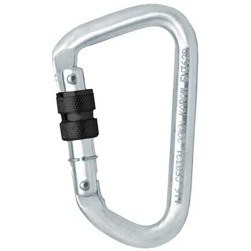 KRATOS SAFETY - Aluminium Screw Lock Carabiner product image