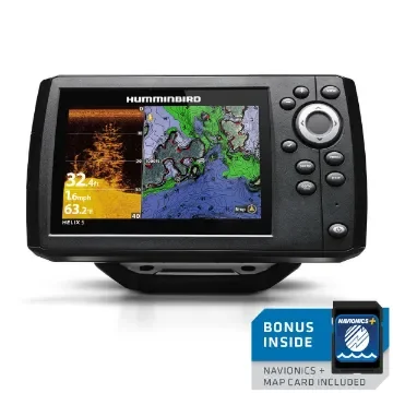 Humminbird - Helix 5 G2-DI GPS Fishfinder Combo - Navionics France 26G product image