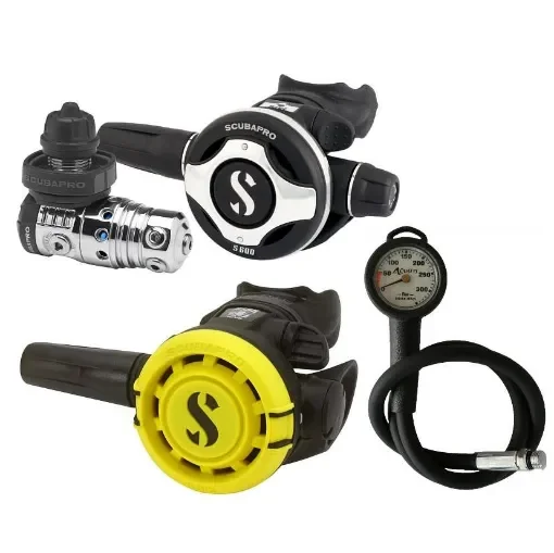 Scubapro - MK25 EVO S600 DIN Regulator Pack with R105 Octopus & Pressure Gauge product image