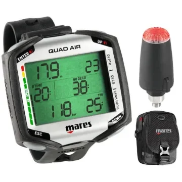 Mares - Quad Air Dive Computer Pack with LED Transmitter - Complete Set product image