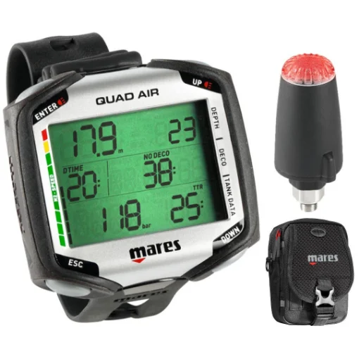 Mares - Quad Air Dive Computer Pack with LED Transmitter - Complete Set product image