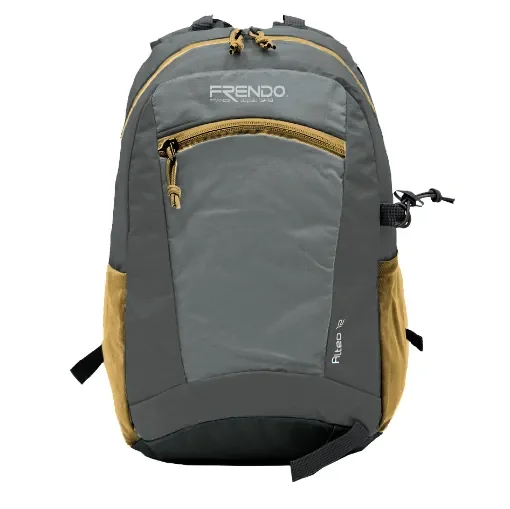 Frendo - Alteo 12 Hiking Backpack - Grey/Camel product image