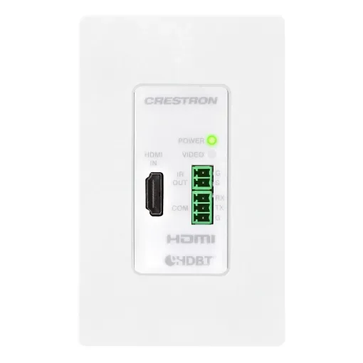 Crestron - DigitalMedia 8G+® 4K60 HDR Wall Plate Transmitter - DM-TX-4KZ-100-C-1G-W-T product image