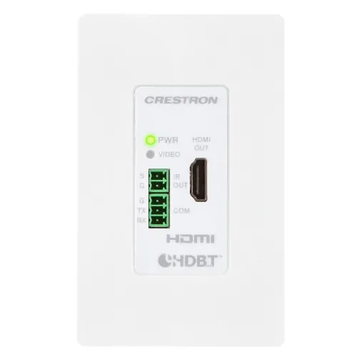 Crestron - Wall Plate 4K DigitalMedia Receiver - DM-RMC-4K-100-C-1G-W-T product image