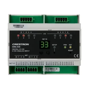 Crestron - DIN Rail Versiport I/O Module - DIN-IO8 product image