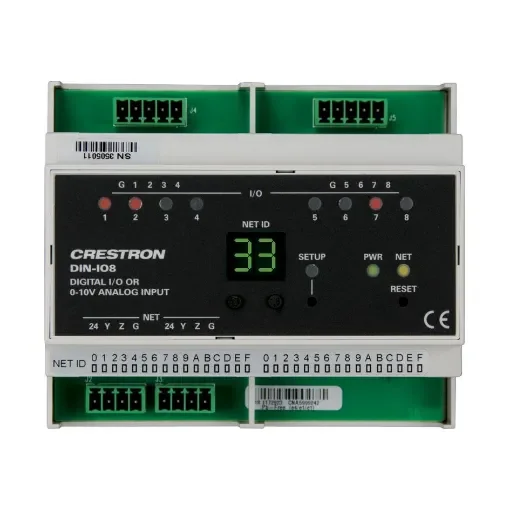 Crestron - DIN Rail Versiport I/O Module - DIN-IO8 product image