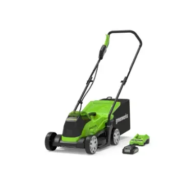 Greenworks - 24V Brushless Push Lawn Mower 33cm - GD24LM33K2 product image