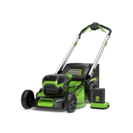 Greenworks - 46cm 60V Brushless Self-Propelled Lawnmower - 2514207UB product image