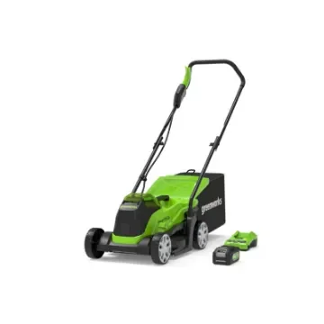 Greenworks - 24V Brushless Push Lawn Mower 33cm - GD24LM33K4 product image
