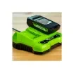 Greenworks - 24V Starter Kit with 2 x 2.0Ah Batteries + Dual Charger - 2927707 product image