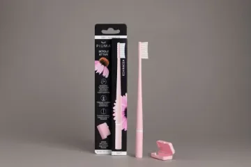 Piuma Care - Echinacea Baby Pink Toothbrush - FS010002H007 product image