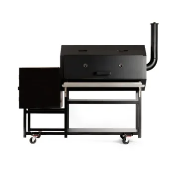 Big T BBQ and Grill - BIG T Double Grid Horizontal Smoker - FUMOIRH product image