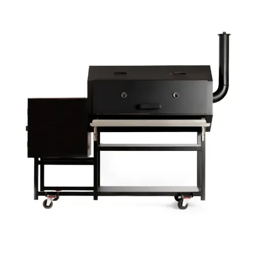 Big T BBQ and Grill - BIG T Double Grid Horizontal Smoker - FUMOIRH product image