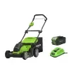 Greenworks - 40V Push Lawn Mower 41cm - G40LM41K4 product image