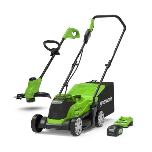 Greenworks - 24V Lawnmower & Strimmer Set - GD24LM33LT25K4 product image