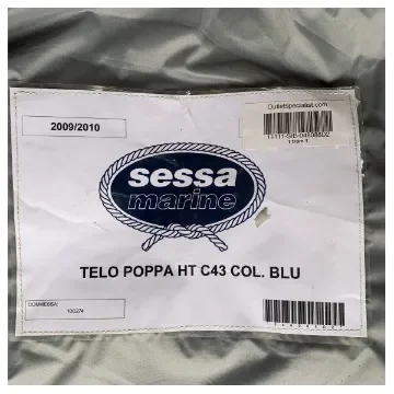 Sessa - Marine Stern Cover HT C43 Blue - Protective Cover product image