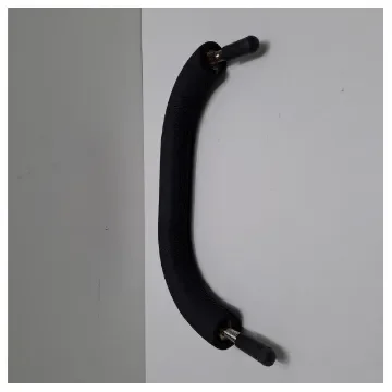 Stainless steel leather covered railing 30 cm product image