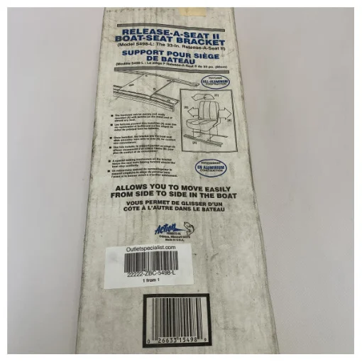 <p>Marine Boat Seat Slide Rail Mounting Bracket - Durable Aluminium, Weatherproof, Easy Installation</p> product image