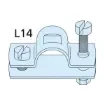 Uflex L14 Durable Marine Cable Clamp for Secure and Corrosion-Resistant Cable Fastening product image