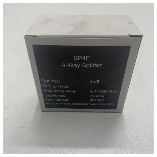 High-Quality 4-Way 75 Ohm Marine Signal Splitter SP4F - 201555 product image