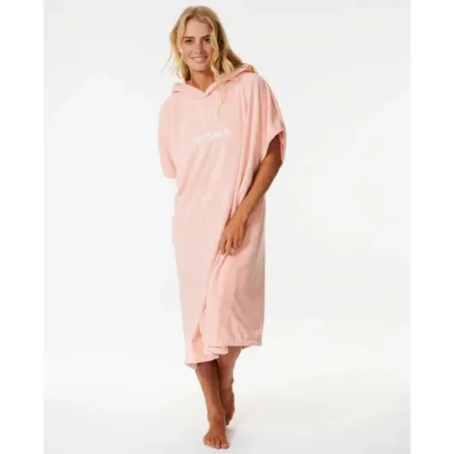 RIP CURL - Women's Hooded Surf Towel Poncho - Classic Surf Peach product image