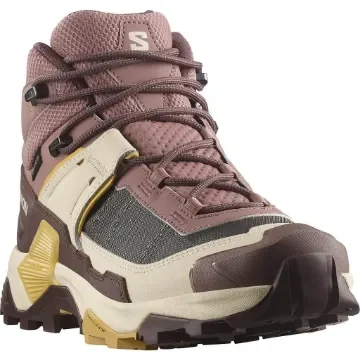 SALOMON - Women's X Ultra 5 Mid GTX W Hiking Shoes - Burlwood/French Roast/Rattan product image