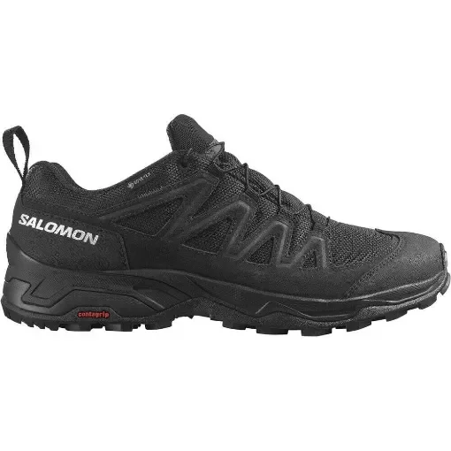 SALOMON - Men's Low Hiking Shoes X Ward Leather GTX - Black product image