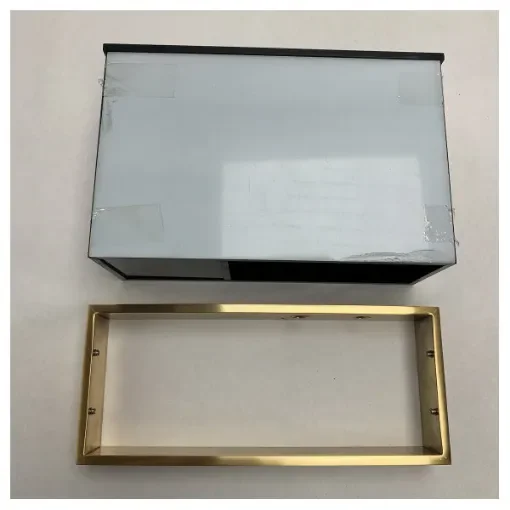 <div>Elka Dual Compartment Soap and Brush Holder Gold Look - 92005_01</div> product image