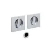 Olivari D128-CO Flush Handle Satin Chrome Door Handle product image