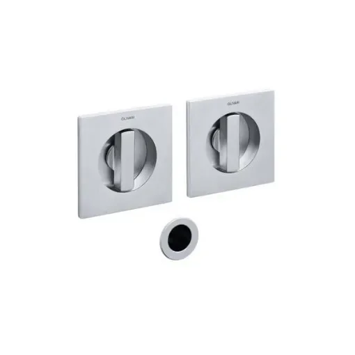 Olivari D128-CO Flush Handle Satin Chrome Door Handle product image
