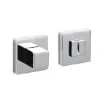 Olivari Square Bathroom Door Latch Cubo H136V6 Corrosion Resistant set product image