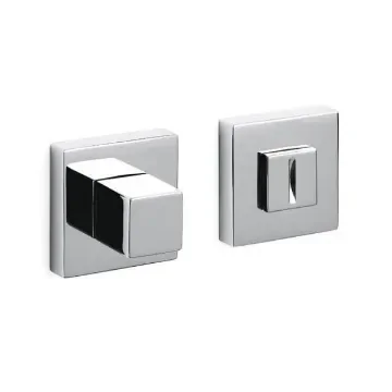 Olivari Square Bathroom Door Latch Cubo H136V6 Corrosion Resistant set product image