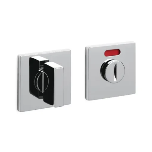 Olivari H202V6B-CR Chrome Plated Brass Door Handle Knob Set product image