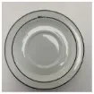 <div>
    <p>Riva Richard Genori Set of 6 White Ceramic Plates with Blue Rim – Durable Maritime Dinnerware for Boats and Yachts</p>
</div> product image