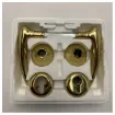 Olivari Gold Finish Marine Door Handle Set – Durable Corrosion-Resistant Brass Lever for Boats and Yachts product image